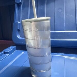 Starbucks glass tumbler